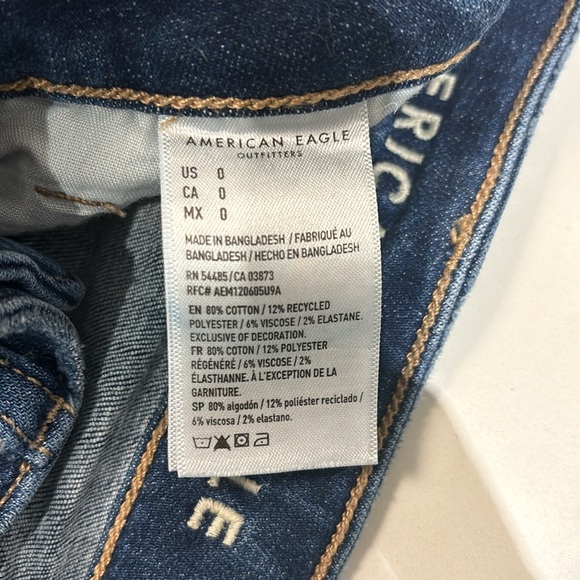 american eagle shorts dark wash size 0 - Picture 3 of 3